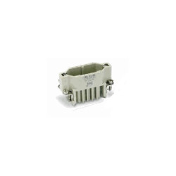 Insert HD, Raccordement à Sertir, mâle, 15 pin, 10A, Polycarbonate, 10A 